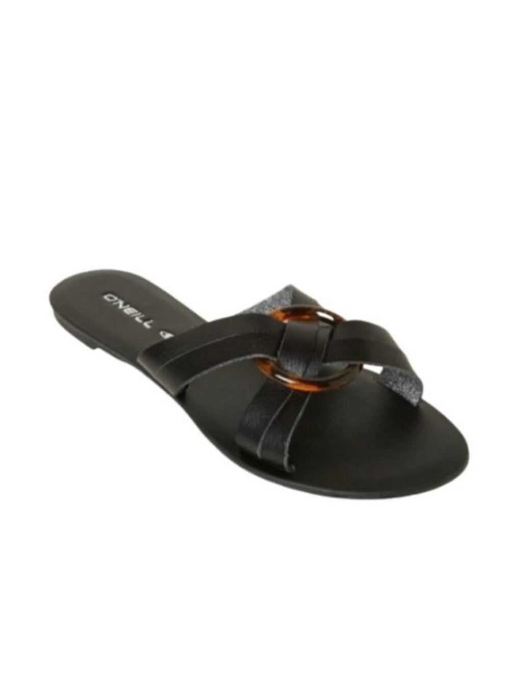 O'Neill Black Vilano Flip Flop Sandals, Size 7